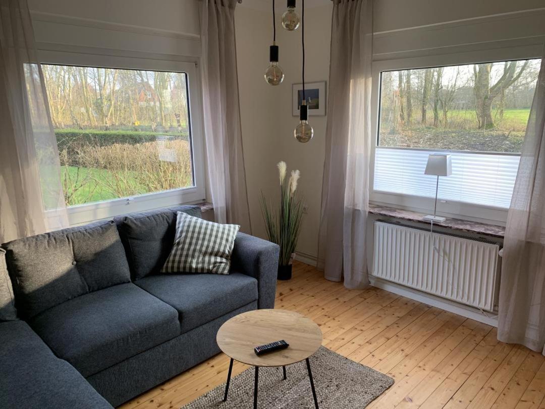 Neu! Schickes Und Modernes Ferienhaus Ant Zingel Krummhörn Buitenkant foto