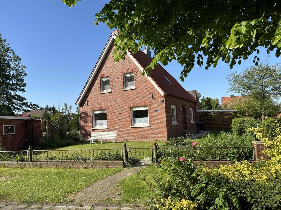 Neu! Schickes Und Modernes Ferienhaus Ant Zingel Krummhörn Buitenkant foto